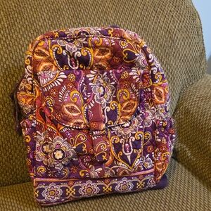 Floral‎ Purple Backpack